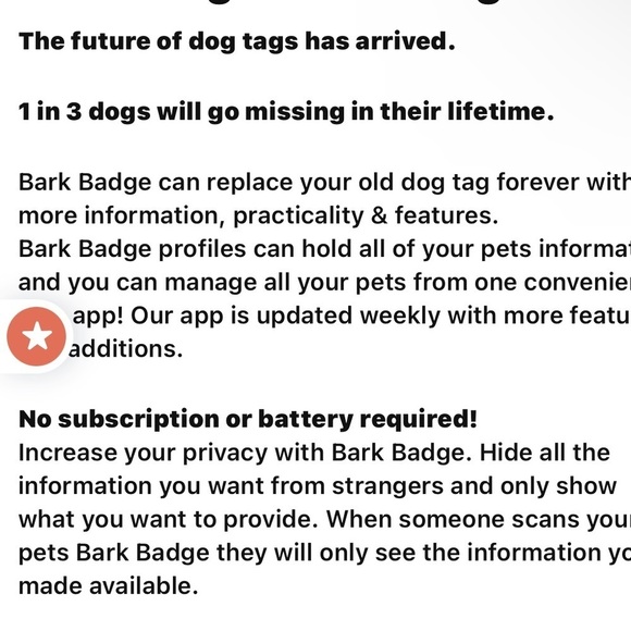 NEW Bark Badge by My Buddy - Picture 3 of 5